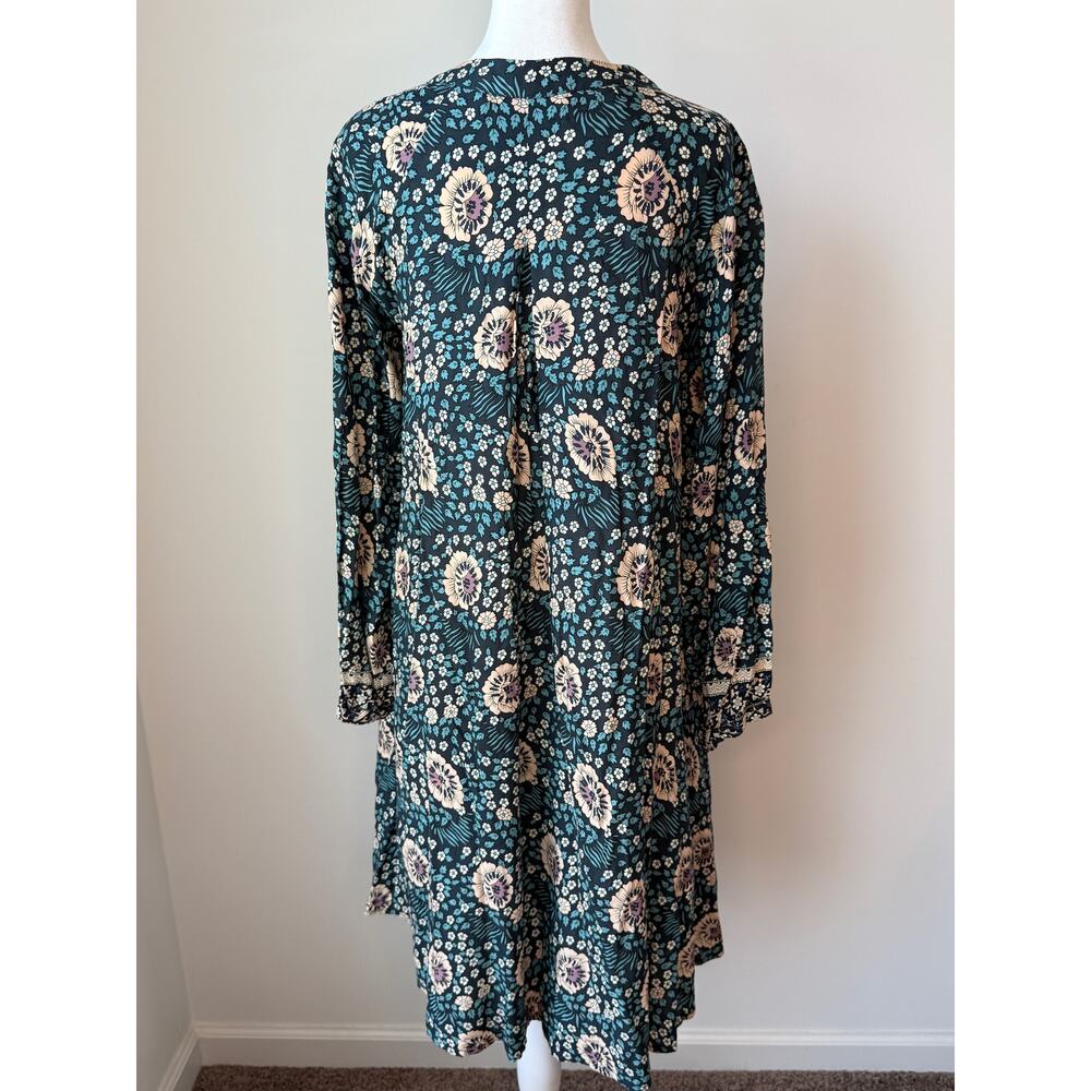 Natalie Martin Fiore Maxi Dress Pellicano Blue Floral Boho - Picture 4 of 7